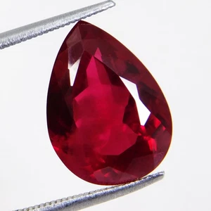Impresionante piedra preciosa genuina certificada de 13,00 quilates de rubí rojo sangre de paloma natural - Imagen 1 de 6