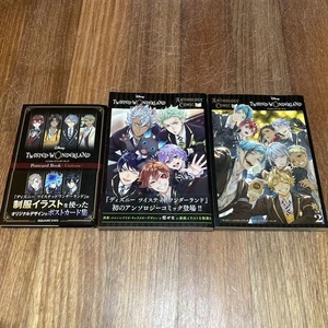 Twisted Wonderland Anthology Comic Vol 1-2 + Postcard Set, Used - Picture 1 of 1