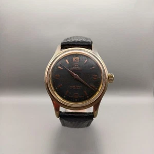 1950s Roamer Super-Shock | Manual Wind | Vintage | Hirsch Leather Strap - Picture 1 of 9