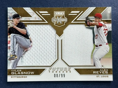 Camiseta deportiva 2016 Panini Elite Extra Tyler Glasnow/Alex Reyes Cardinals/99 Foto 1 de 2