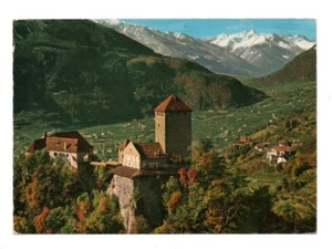BOLZANO MERANO CASTEL TIROLO CARTOLINA VIAGGIATA ANNI '80 FG - Picture 1 of 2