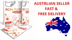 PatchMD Iron Plus - Astaxanthin, Healthy Red Blood Cell Formation, AUSELLER - Picture 1 of 4