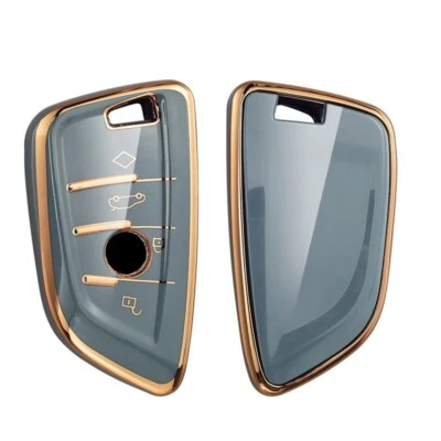 Remote Key Fob Cover Case for BMW G30 F20 F30 F10 F46 F48 X1 1 2 3 5 6 7 x2 - Image 1 of 2