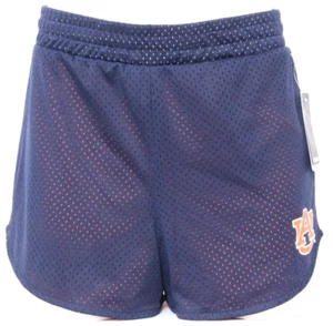 NEW Auburn Tigers AU Colosseum Navy Stretch Waist Mesh Athletic Shorts Women's M - Picture 1 of 9