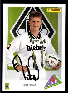 Tarjeta de autógrafo Peter Nielsen Borussia Mönchengladbach 1996-97 original + A 117733 - Imagen 1 de 2