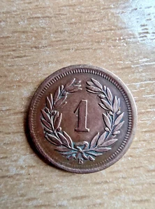 Szwajcaria 1 rappen, 1900, Berno, VZ+ - Zdjęcie 1 z 2