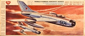 MiG-19 Farmer B - USSR/East Germany/China/Cuba Decals- Central Models- 1:72 1970 - Picture 1 of 5