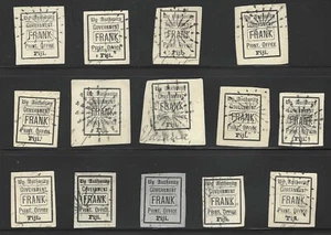 Fiji, Lot of 14 Government Franks, Used - Picture 1 of 1