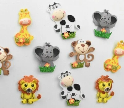 Party Favors婴儿淋浴野生动物园派对用品丛林装饰动物园泡沫 — 第 1/4 张图片