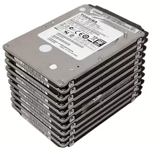 Lot de 10 disques durs fins Toshiba MQ01ABF032 320 Go Sata 2,5" Job - Photo 1/2