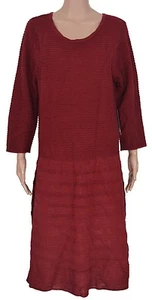 BB Dakota #2080 NEW Women's Size 1X Blood Red Sweater Dress - Picture 1 of 2