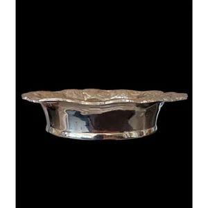 Montaña rusa de vino vintage única diseño de vid de uva GODINGER PLATA CO 1988 - Imagen 1 de 4
