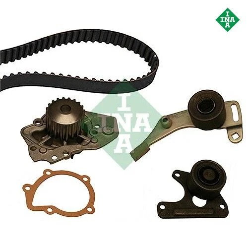 Bomba de agua + juego de correas dentadas INA 530001130 para Peugeot 405 I Foto 1 de 1