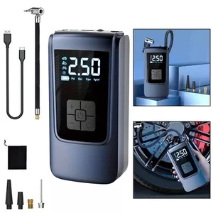 Car Tyre Inflator Cordless Digital USB Rechargeable Tire Air Compressor Pump - Picture 1 of 10