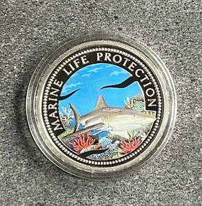 Palau 5 Dollars 1999 Hai Marine - Life Protection PP in Kapsel - Bild 1 von 2