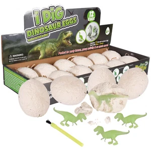 12PCS Dinosaur Eggs Dino Kit Break Open Easter Egg Toy Large Dinosaur Filled Egg - Picture 1 of 7
