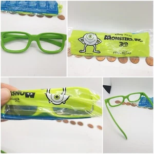 Monsters Inc Green Real 3D Glasses US Brand New Sealed Adult Promo Collectible - Picture 1 of 21
