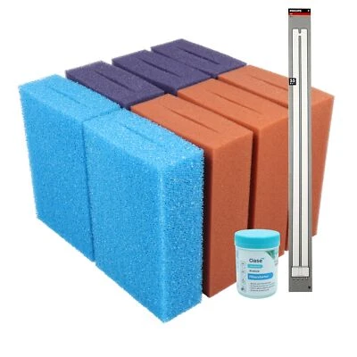 Wartungspaket Oase Biotec Screenmatic² 60000 Schwammset + Lampe + Filterstarter - Bild 1 von 3