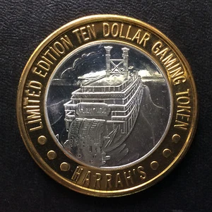 1995 Harrah's Casino Steamboat Silver Strike Las Vegas Nevada A5155 - Picture 1 of 5