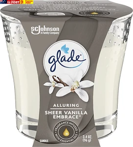 Scented Candle, Alluring Sheer Vanilla Embrace Room Fragrance, Infused with Esse - Picture 1 of 7