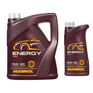 6 Liter MANNOL Energy 5W-30 Motoröl 7511 API SN/CH-4 ACEA A3/B4 Synthetic - Bild 1 von 3