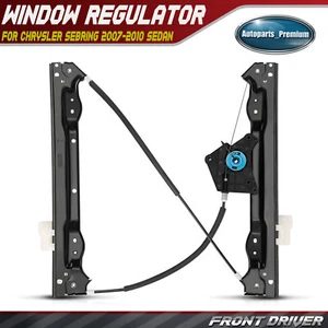 Power Window Regulator for Chrysler Sebring 07-10 Front Driver Left Sedan only - Picture 1 of 10