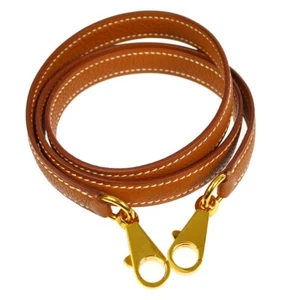 Hermes Shoulder Strap For Kelly Taurillon Clemence Gold Accessories 58326 - Picture 1 of 6