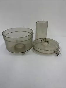 Vintage General Electric GE Food Processor Replacement Part BOWL & LID D5FP1 - Picture 1 of 11