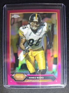 2024 Topps Cromo Compuesto Hines Ward Rosa/399 Steelers - Imagen 1 de 2