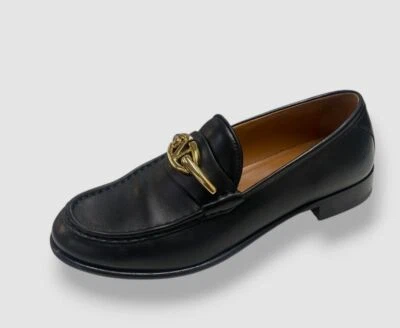 Zapatos Mocasines Valentino Garavani Para Mujer Negros Vlogo Gate Talla 37 Foto 1 de 4