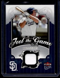 2006 Fleer Ultra Feel the Game Jersey Brian Giles San Diego Padres #FG-BG - Picture 1 of 2