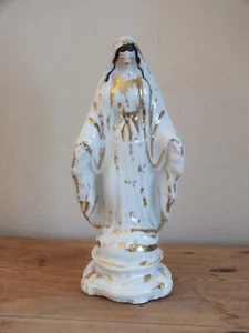 + Pariser Porzellan Jungfrau 19. Jh. - religiöse Figur + - Bild 1 von 5