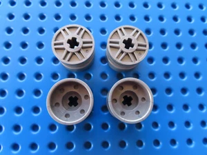 Lego 4 x Felge 55982 matt silbergrau 18mm D. x 14mm Achsloch - Bild 1 von 1