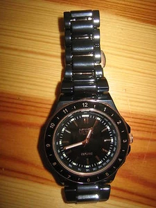 Alexander Milton Uhr Keren Quarzwerk 2035 Keramik-/ Edelstahlgehäuse Tachymeters - Bild 1 von 2