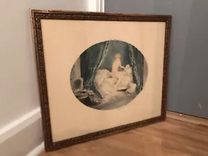 VINTAGE c.1929 ORIGINAL HAND SIGNED & WINDMILL STAMPED "LOUIS ICART" ETCHING - Picture 1 of 20