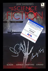JOHN CARPENTER SIGNED SCIENCE FICTION COMIC BOOK PSA/DNA SANDY KING AUTOGRAPHED - Picture 1 of 4