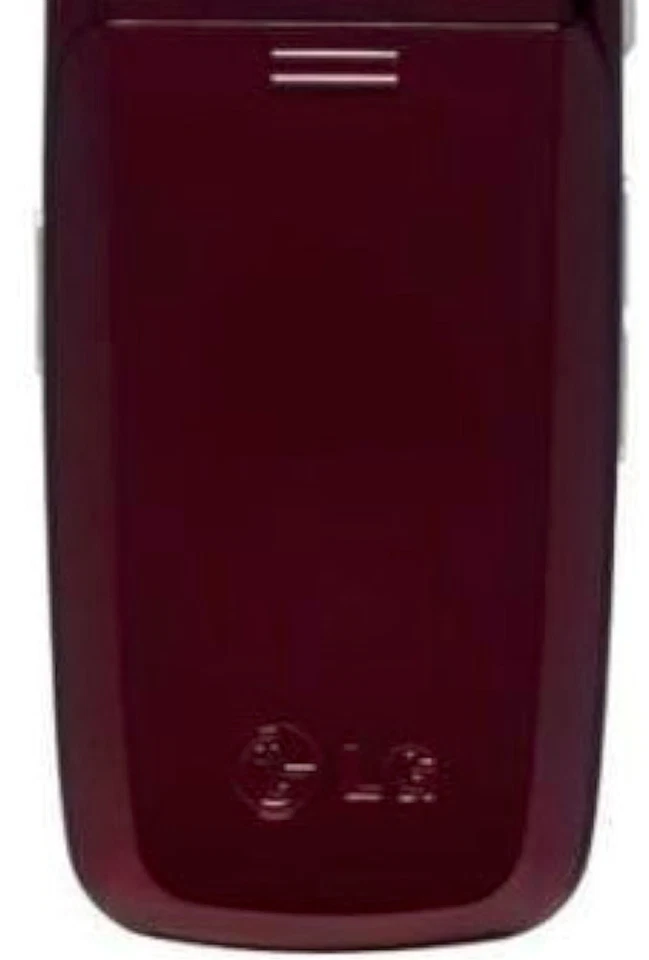 CUBIERTA BATERÍA ORIGINAL LG LX400 Puerta Borgoña vertical abatible panel trasero teléfono celular Foto 1 de 1