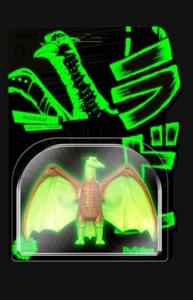 Super7 ReAction RODAN Glow In The Dark Figura 3,75" 1/18 nuovo con scatola Toho - Foto 1 di 3