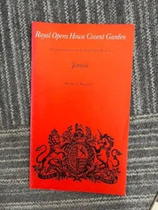 Jenufa Royal Opera House Programme 1977 - Picture 1 of 1