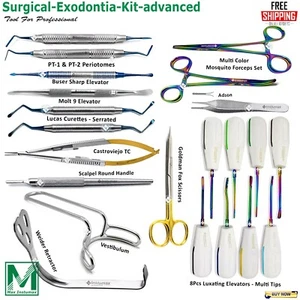 Advance Dental Parodontalimplantat Oralchirurgie Set 22 Teile Chirurgische Instrumente - Bild 1 von 14