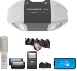 Chamberlain B2405 Smart Wi-Fi Garage Door Opener Kit - Smartphone & Keypad - Picture 1 of 5