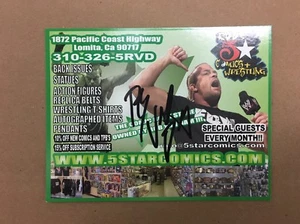 Signierte RVD, Sabu, Candice Michelle 5* Comickarte - Bild 1 von 3