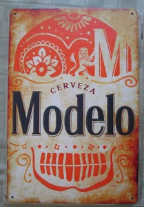 12" x 8" Modelo Cerveza Bier Blechschild - Bild 1 von 3