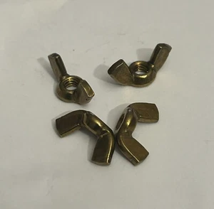 Qty 10 of 1/4 BSW Brass Wing Nuts. - Picture 1 of 1