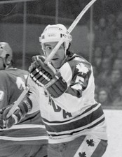 Rejean Houle of Team Canada plays against Team Russia 1974 Old Photo