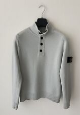 Stone Island Pullover Troyer Grau Wolle L € 380, -