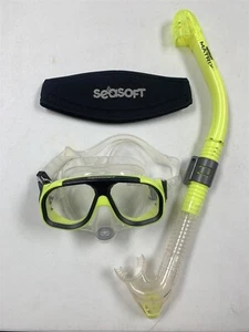 Seasoft ARC Lens Visionaire Matrix Maske und Schnorchel Set mit gepolstertem Riemen - Bild 1 von 1