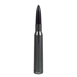 Antirrobo Gunmetal Negro Punta 50 Caliber Bala Antena Para 90-19 Ford F150 F250 - Imagen 1 de 4