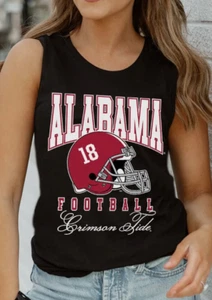 GAMEDAY COUTURE Alabama Crimson Tide WOMENS GRAPHIC TANK, SIZE MEDIUM - Picture 1 of 2