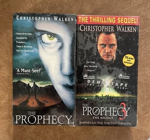The Prophecy 1 and 3 Demo VHS Lot - Christopher Walken Sealed - Picture 1 of 6